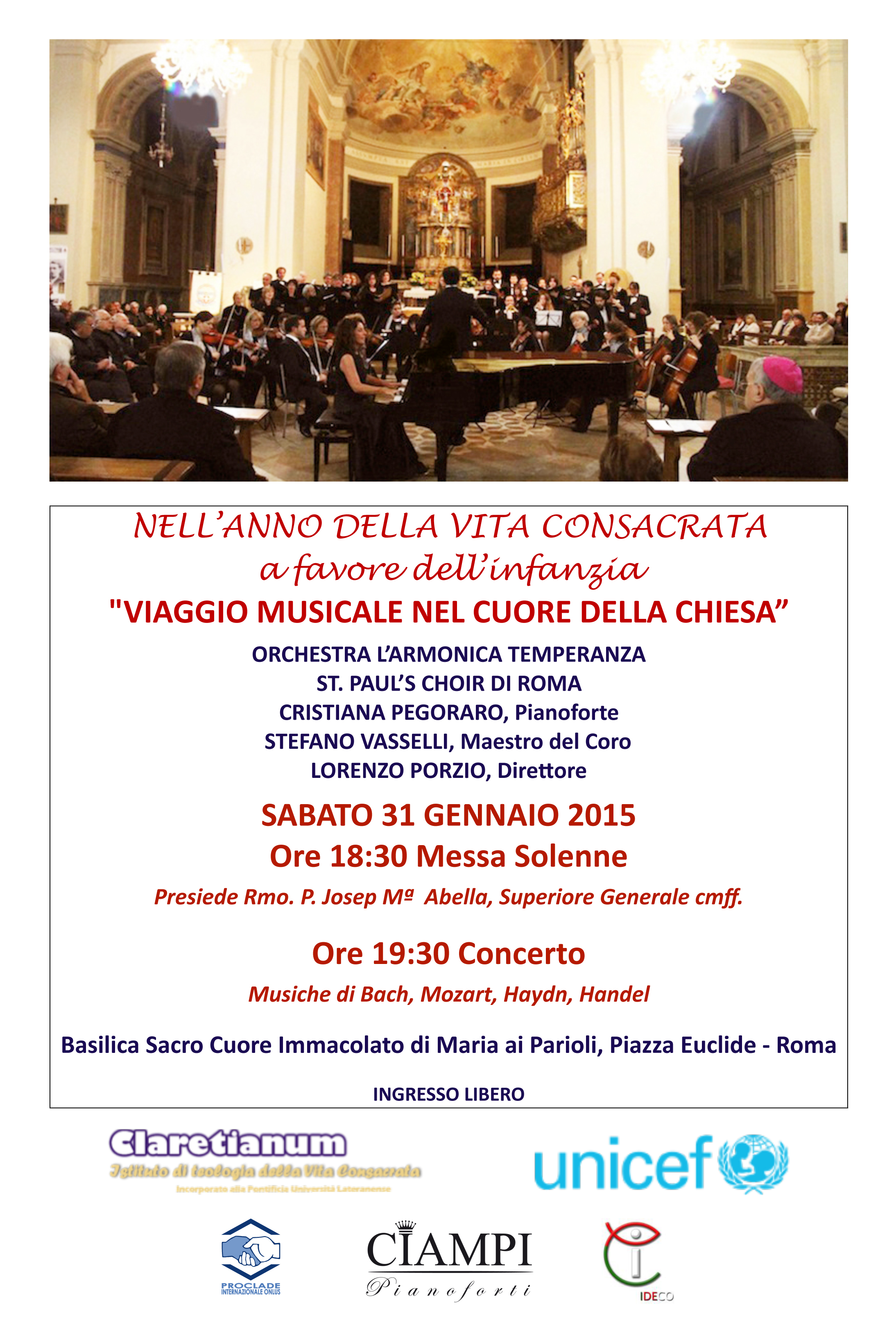 Sabato 31 Gennaio 2015